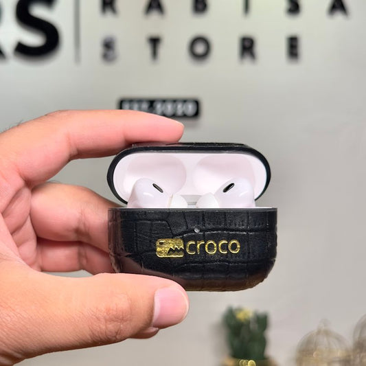 Croco Airpods Pro & Airpods Pro 2 Leather Case