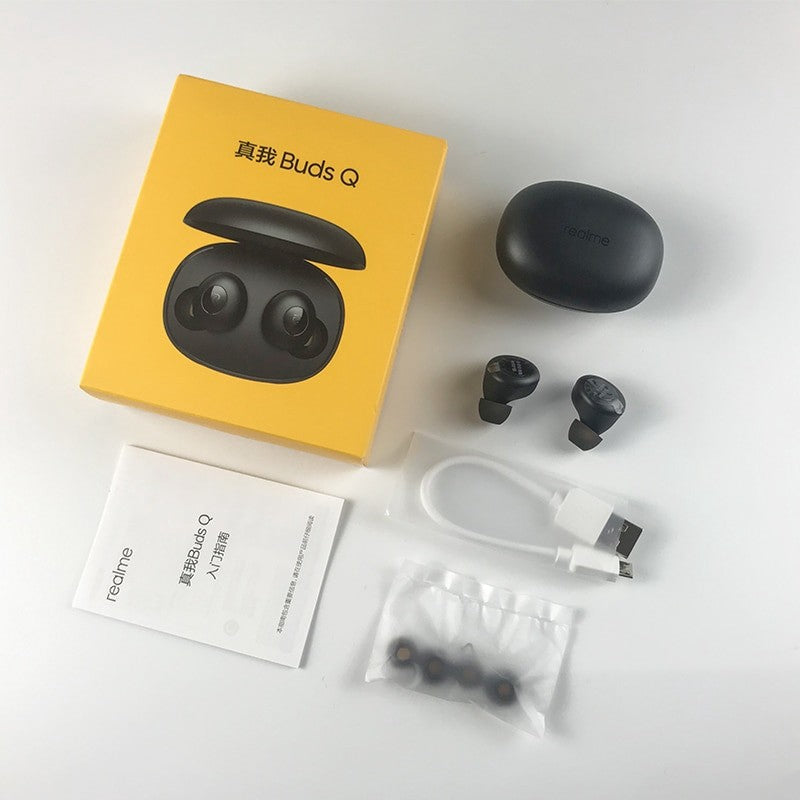 Realme Buds Q Black With Official Warranty (Original Product)